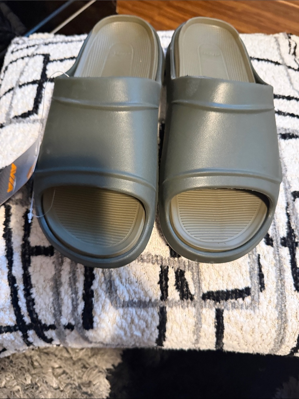 Avia Olive Slide Sandals for Women